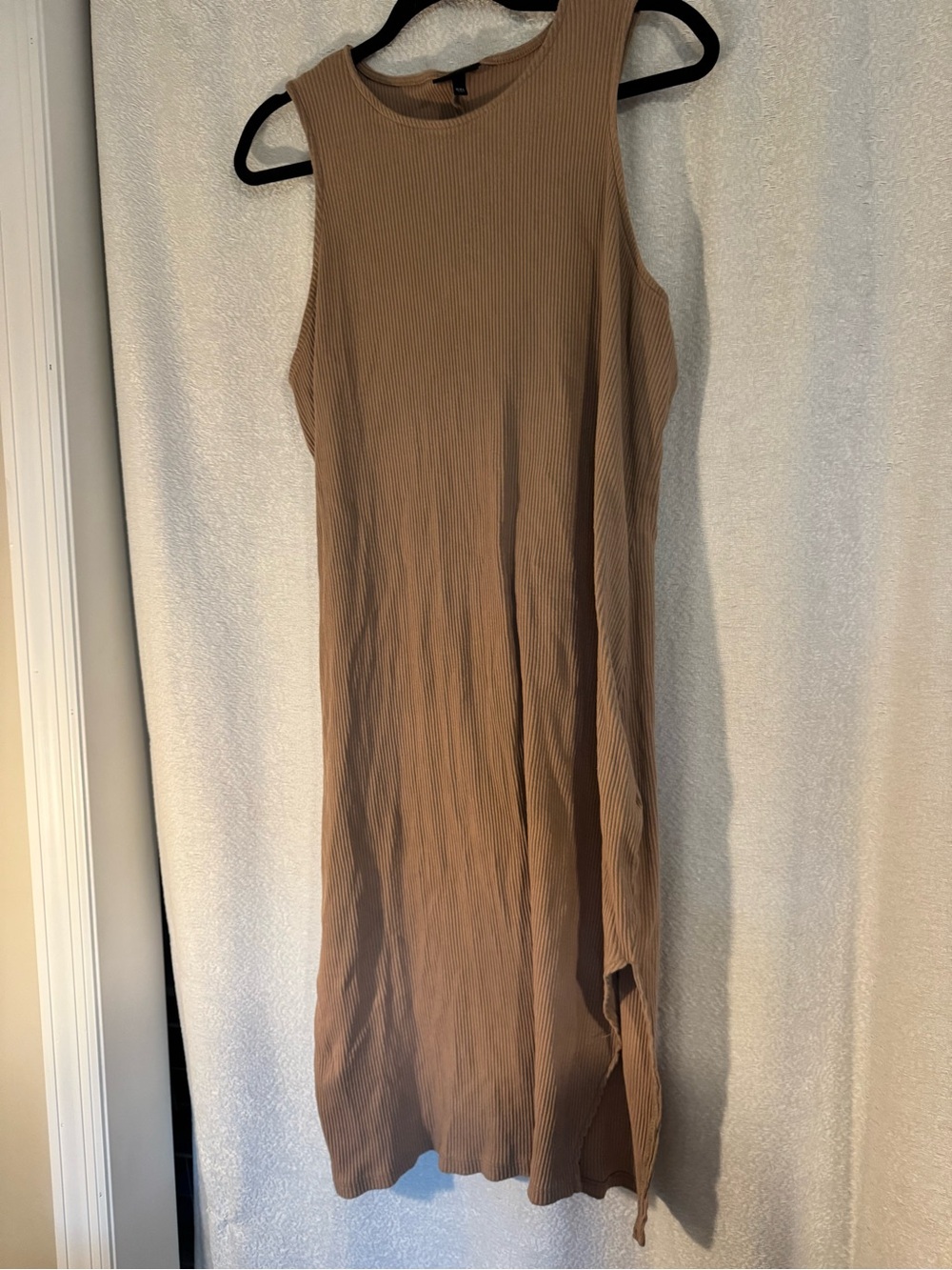 Who What Wear Ribbed Sleeveless Maxi Dress